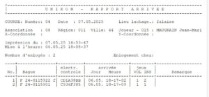 UNICON Arrival Report